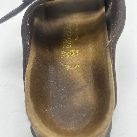 Birkenstock Sandals Womens 37 Arizona Leather Snake Print Narrow - Picture 6 of 10